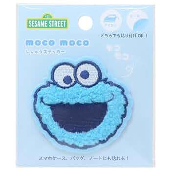 Amazon.co.jp: セサミストリート[ワッペン]モコモコ刺繍